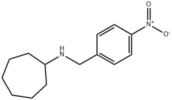 N-(4-nitrobenzyl)cycloheptanamine Structural