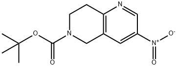 6-BOC-3-NITRO-7,8-DIHYDRO-5H-[1,6]NAPHTHYRIDINE Structural