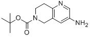 6-BOC-3-AMINO-5,6,7,8-TETRAHYDRO-[1,6]NAPHTHYRIDINE Structural