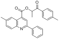 1-methyl-2-(4-methylphenyl)-2-oxoethyl 6-methyl-2-phenyl-4-quinolinecarboxylate