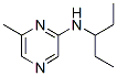 Pyrazinamine, N-(1-ethylpropyl)-6-methyl- (9CI) Structural