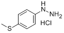 [4-(METHYLTHIO)PHENYL]HYDRAZINE HYDROCHLORIDE Structural