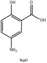 5-AMINOSALICYLIC ACID SODIUM SALT Structural