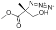 Propanoic acid, 2-azido-3-hydroxy-2-methyl-, methyl ester, (2R)- (9CI)