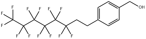 4-(1H,1H,2H,2H-PERFLUOROOCTYL)BENZYL ALCOHOL Structural