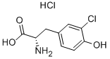 3-CHLORO-L-TYROSINE HYDROCHLORIDE Structural