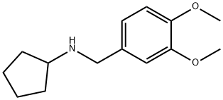 CYCLOPENTYL-(3,4-DIMETHOXY-BENZYL)-AMINE Structural