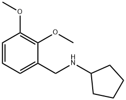 CYCLOPENTYL-(2,3-DIMETHOXY-BENZYL)-AMINE Structural