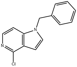 1-BENZYL-4-CHLORO-5-AZAINDOLE