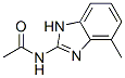Acetamide, N-(4-methyl-1H-benzimidazol-2-yl)- (9CI) Structural