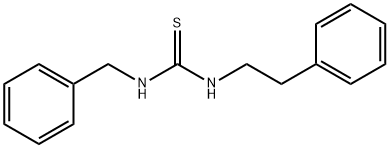 1-BENZYL-3-PHENETHYL-2-THIOUREA Structural