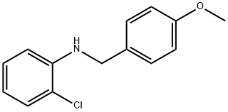 2-chloro-N-[(4-methoxyphenyl)methyl]aniline