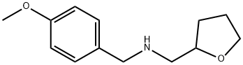 (4-METHOXY-BENZYL)-(TETRAHYDRO-FURAN-2-YLMETHYL)-AMINE Structural