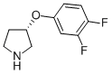 S-3-(3,4-DIFLUOROPHENOXY)-PYRROLIDINE Structural