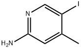 5-IODO-4-METHYL-PYRIDIN-2-YLAMINE Structural