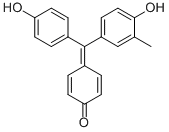 4-[(4-hydroxy-3-methylphenyl)(4-hydroxyphenyl)methylene]cyclohexa-2,5-dien-1-one Structural