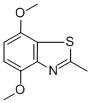 Benzothiazole, 4,7-dimethoxy-2-methyl- (9CI) Structural