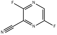 3,6-difluoropyrazine-2-carbonitrile Structural