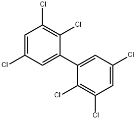 2,2',3,3',5,5'-HEXACHLOROBIPHENYL Structural