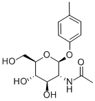 4'-METHYLPHENYL 2-ACETAMIDO-2-DEOXY-BETA-D-GLUCOPYRANOSIDE Structural