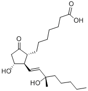 15(S)-15-METHYL PROSTAGLANDIN E1 Structural