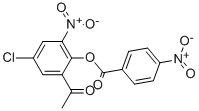 ETHANONE, 1-[5-CHLORO-3-NITRO-2-[(4-NITROBENZOYL)OXY]PHENYL]-