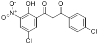 1,3-PROPANEDIONE, 1-(5-CHLORO-2-HYDROXY-3-NITROPHENYL)-3-(4-CHLOROPHENYL)-