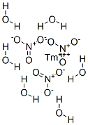 thulium(+3) cation trinitrate hexahydrate Structural