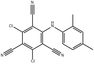 2,4-Dichloro-6-[(2,4-dimethylphenyl)amino]-1,3,5-benzenetricarbonitrile