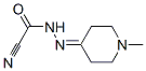 Acetonitrile,  [(1-methyl-4-piperidinylidene)hydrazino]oxo-  (9CI) Structural