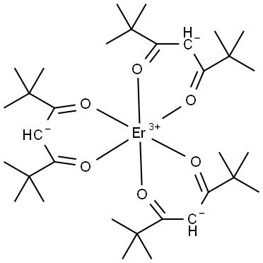 ERBIUM TRIS(2,2,6,6-TETRAMETHYL-3,5-HEPTANEDIONATE) Structural