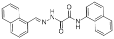 N-(1-naphthyl)-2-[2-(1-naphthylmethylene)hydrazino]-2-oxoacetamide