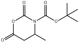 N-BOC-BETA-ALANINE-BETA-METHYL-N-CARBOXYANHYDRIDE
 Structural