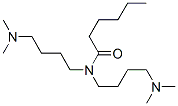 N,N-Bis[4-(dimethylamino)butyl]hexanamide Structural
