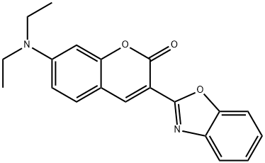 3-(benzoxazol-2-yl)-7-(diethylamino)-2-benzopyrone         Structural