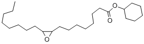 cyclohexyl 3-octyloxiran-2-octanoate Structural