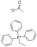 Ethyltriphenylphosphonium acetate Structural