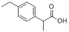 (2RS)-2-(4-ETHYLPHENYL)PROPANOIC ACID Structural