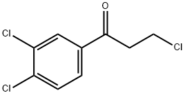 3-CHLORO-1-(3,4-DICHLOROPHENYL)-1-PROPANONE Structural