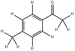 4'-METHYLACETOPHENONE-D10 Structural