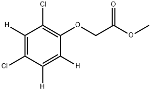 METHYL 2,4-DICHLOROPHENOXY-3,5,6-D3-ACETATE Structural