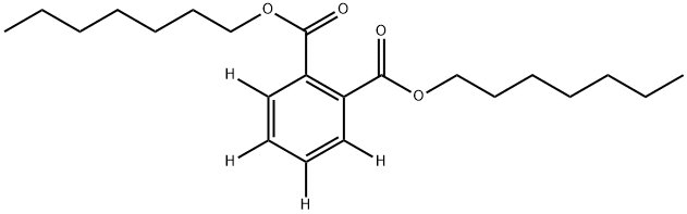 DI-N-HEPTYL PHTHALATE-3,4,5,6-D4 Structural