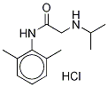 2-(IsopropylaMino)-2',6'-acetoxylidide Hydrochloride Structural