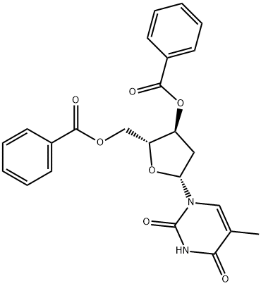 3',5'-DI-O-BENZOYLTHYMIDINE Structural