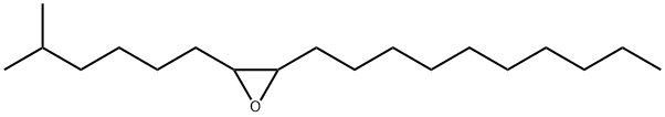 Oxirane, 2-decyl-3-(5-methylhexyl)- Structural