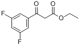 Ethyl 3-(3,5-difluorophenyl)-3-oxopropanoate Structural