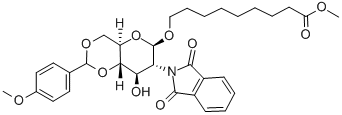 8-Methoxycarbonyloctyl2-deoxy-4,6-O-(methoxybenzylidene)-2-phthalimido-b-D-glucopyranoside