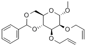 Methyl 2,3-O-Diallyl-4,6-O-Benzylidene-a-D-Mannopyranoside Structural