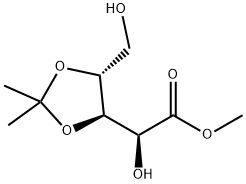 Methyl3,4-O-isopropylidene-D-lyxonate Structural