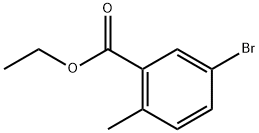 5-BROMO-2-METHYLBENZOIC ACID ETHYL ESTER Structural